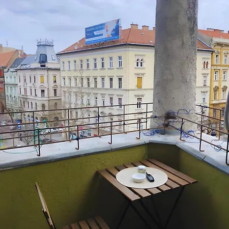 Saffron Apartment City Center Panoramic Balcony Budapest Extérieur photo