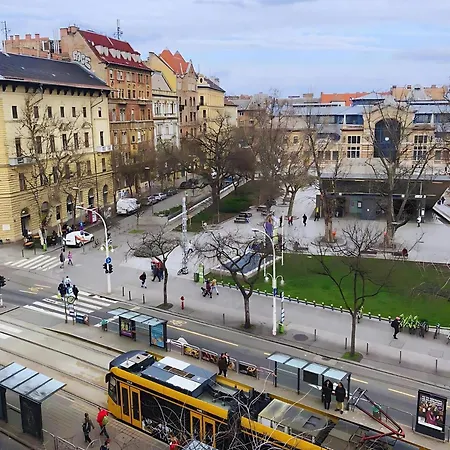Saffron Apartment City Center Panoramic Balcony Budapest Extérieur photo
